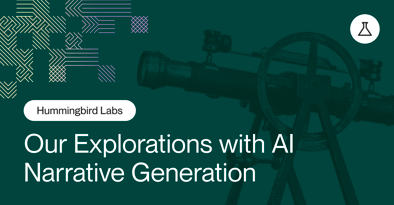 Our Explorations with AI Narrative Generation