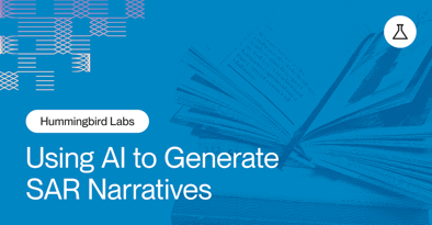Using AI to Generate SAR Narratives