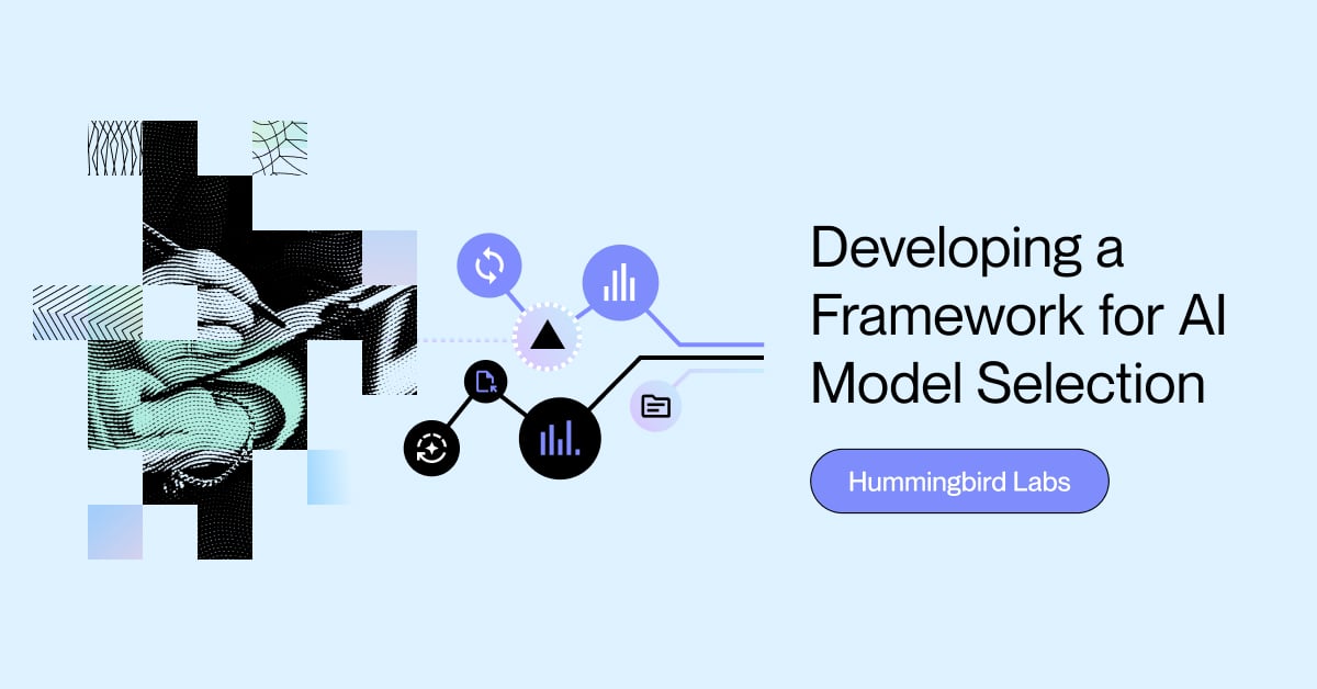 Developing a Framework for AI Model Selection
